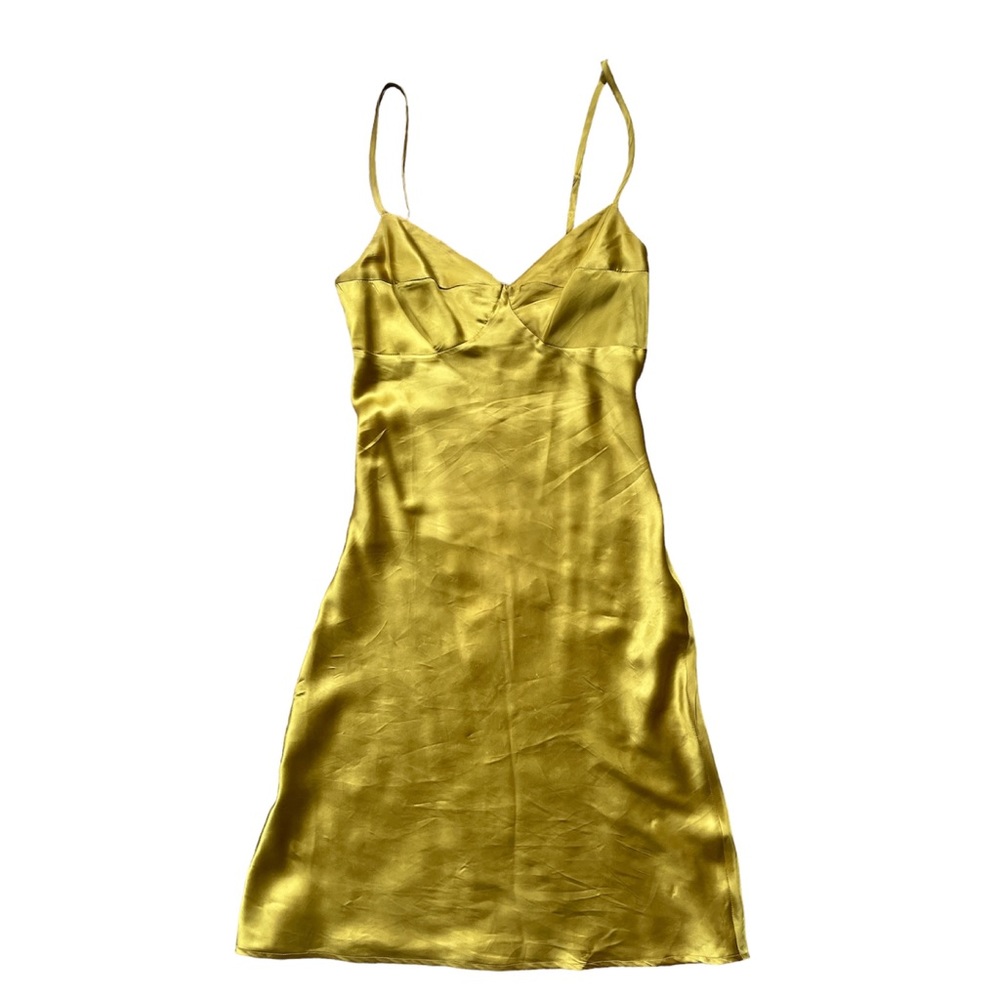 Silk midi dress